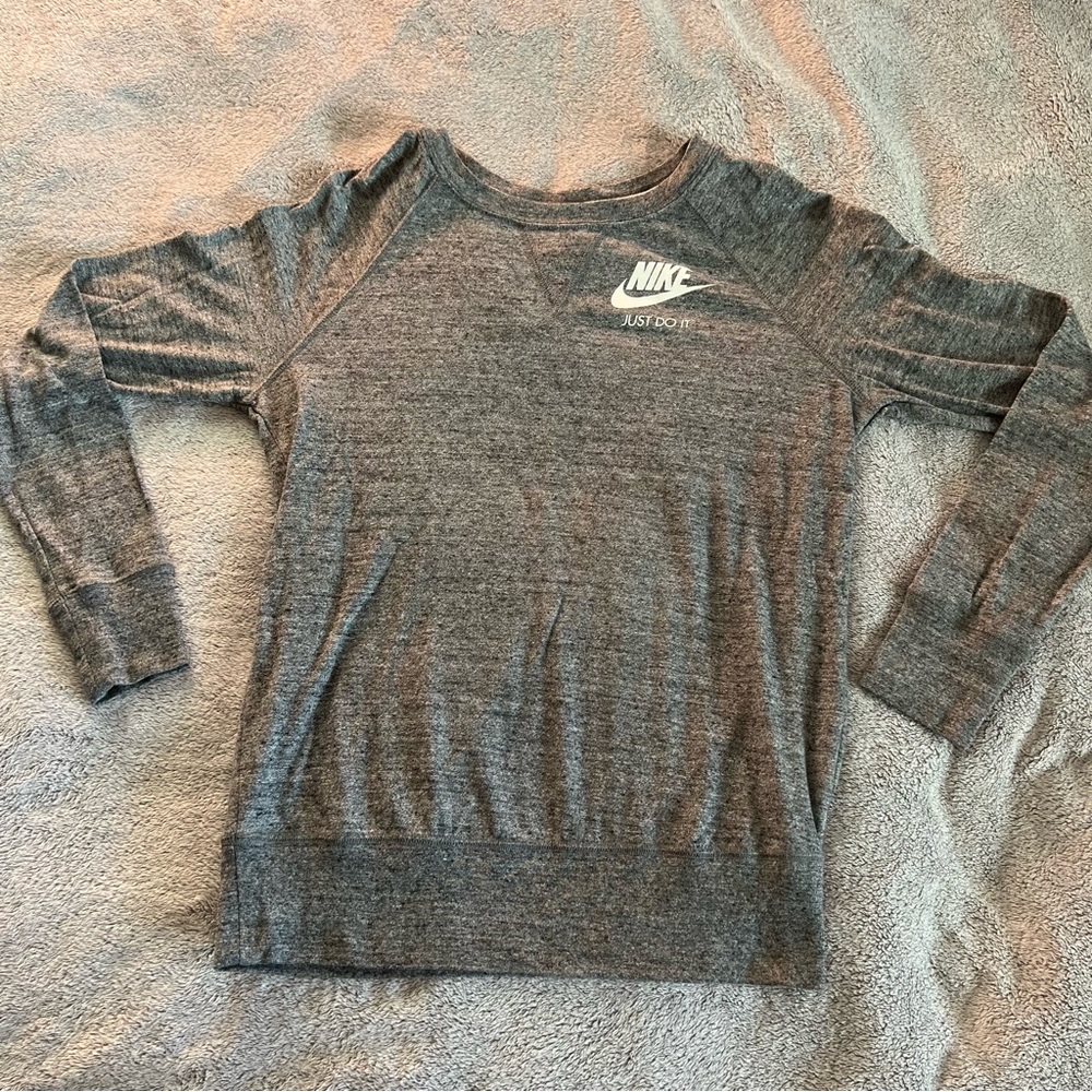 Gray Nike Long Sleeve